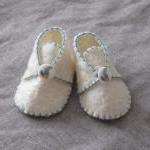 Baby Booties - Merino And Silk - You Choose Colour..